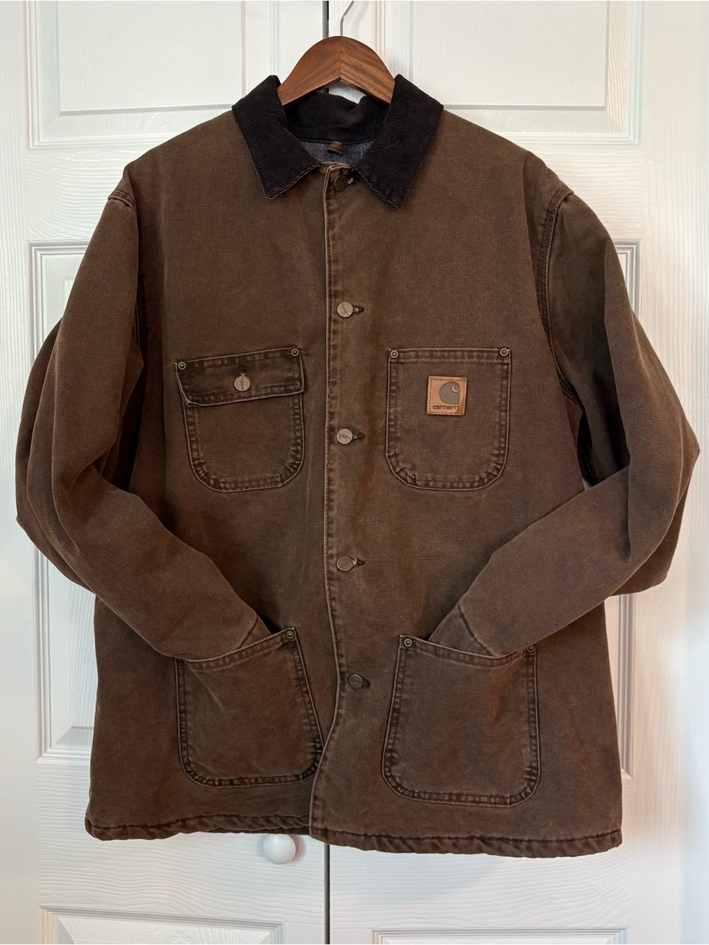 Vintage 2002 Carhartt C02 CHT Chore Barn Coat USA Made Large